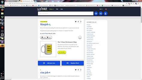 rim job urban dic|rim job meaning and pronunciation .